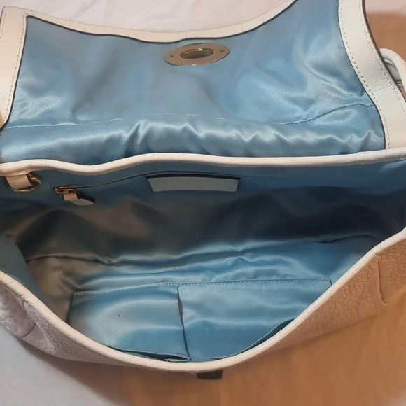 COPY - Coach white with teal interior purse - Picture 5 of 6